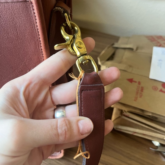 Vintage COACH Cognac “Lexington” Leather Briefcase Unisex Excellent Condition - Picture 13 of 16